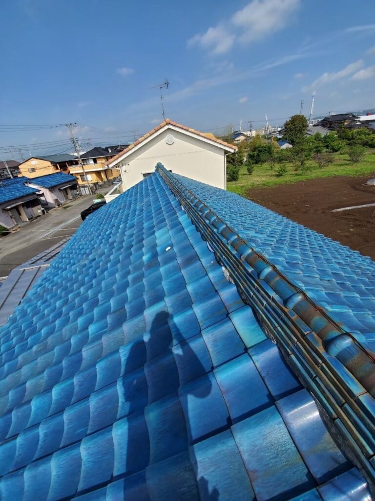 静岡県富士市　屋根張り替え　瓦からセネター＆立て平　張り替え工事