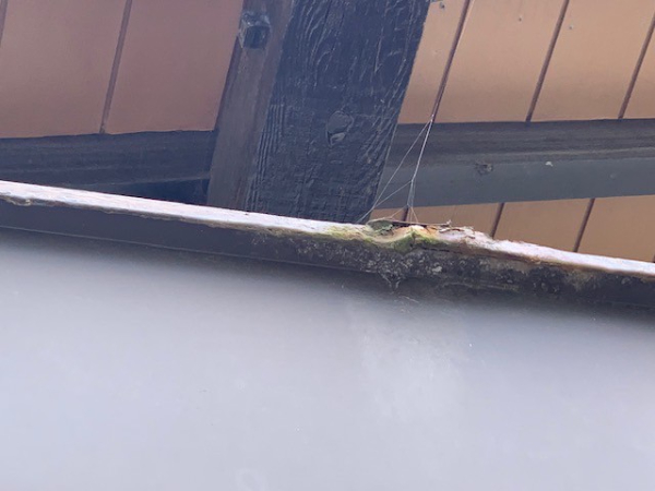 焼津市T様_霧よけ屋根_施工前3