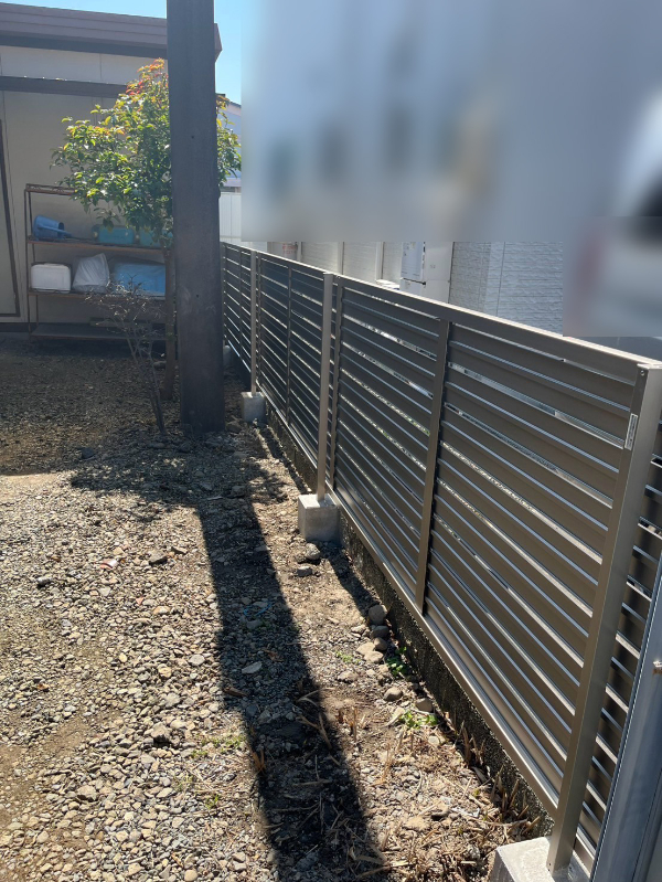 焼津市_D様_フェンス設置_施工後3
