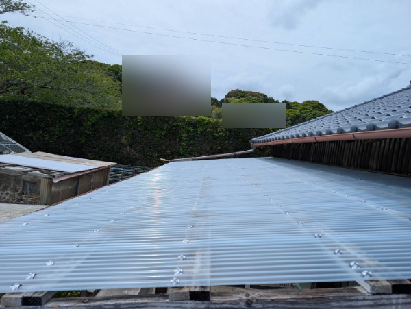 藤枝市A様_ポリカ波板施工後2