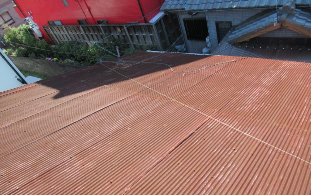 静岡県三島市 屋上防水工事をウレタン通気緩衝工法にて行いました