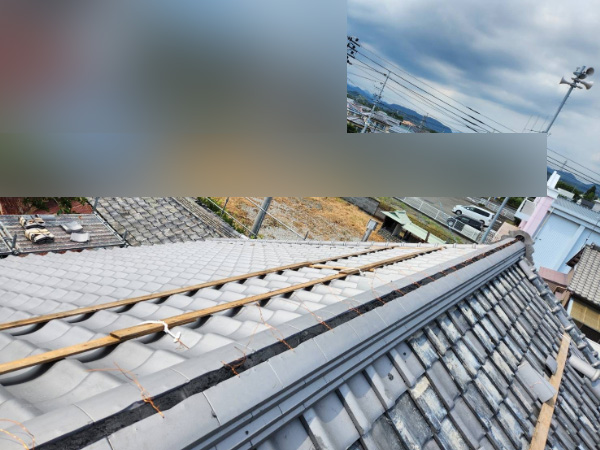 藤枝市_和型屋根葺き替え_施工中3