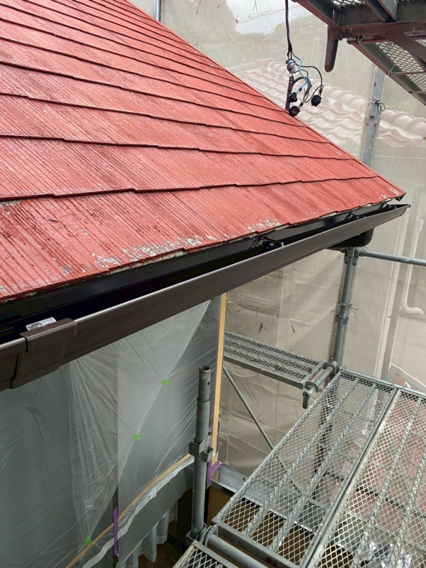 藤枝市J様邸_雨漏り修理SGLカバー_塗装施工前