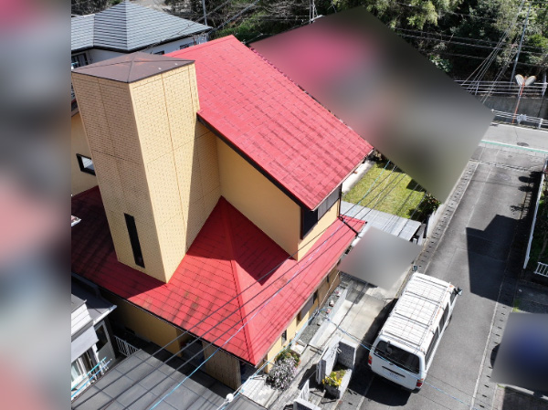 藤枝市J様邸_雨漏り修理SGLカバー_塗装施工前6
