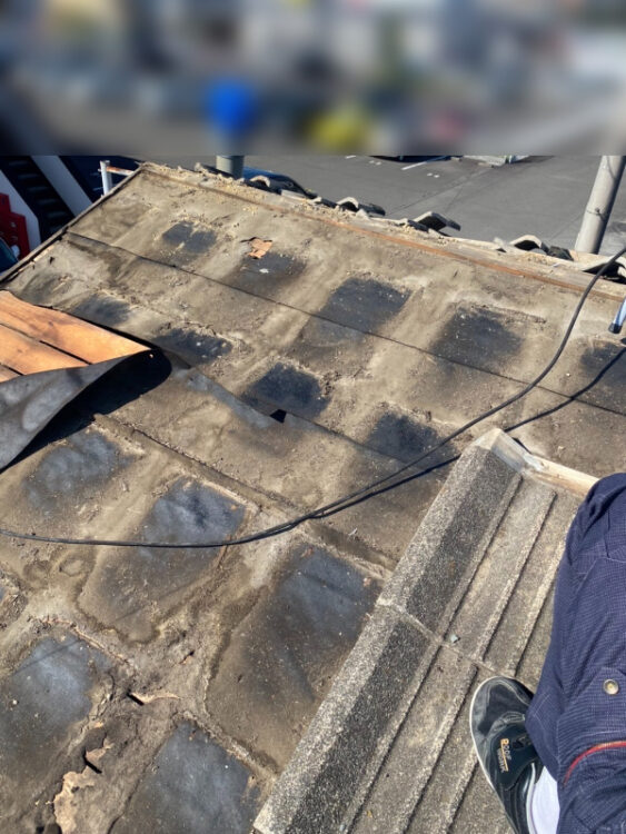 藤枝市_U様_スレート瓦撤去