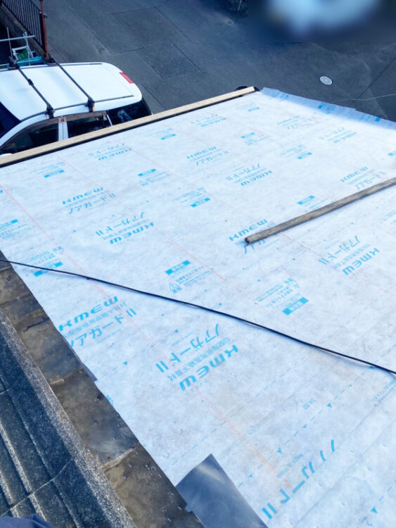 藤枝市_U様_ルーフィング新設