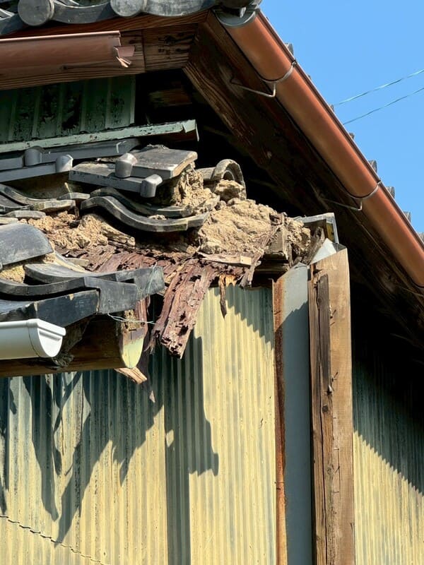 静岡県牧之原市_瓦屋根修復_施工前
