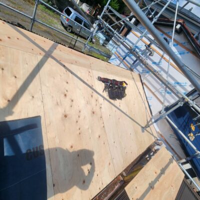 静岡県沼津市 瓦屋根 ルーフィング張り替え・棟瓦取り直し工事